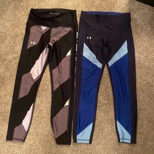 Under Armour Compression running tights.  Size small.  3/4 length